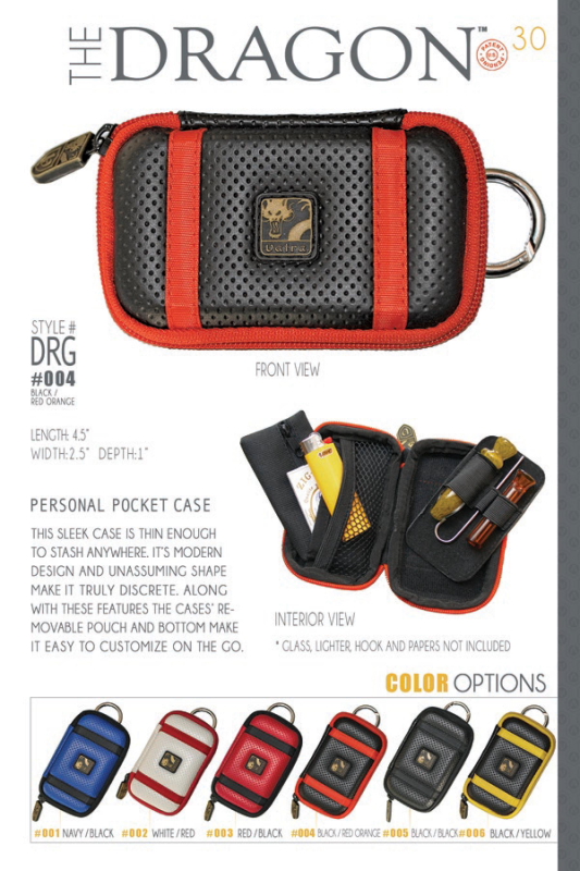  Vatra Fly Bag Party Master Vape Case Portable E Cig Carrying  Case 12x10 (Black/Orange) : Health & Household